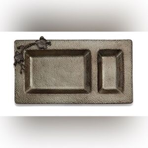 Michael Aram “ Black Orchard “ chip and dip plate